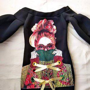 Graphic Tunic Dress